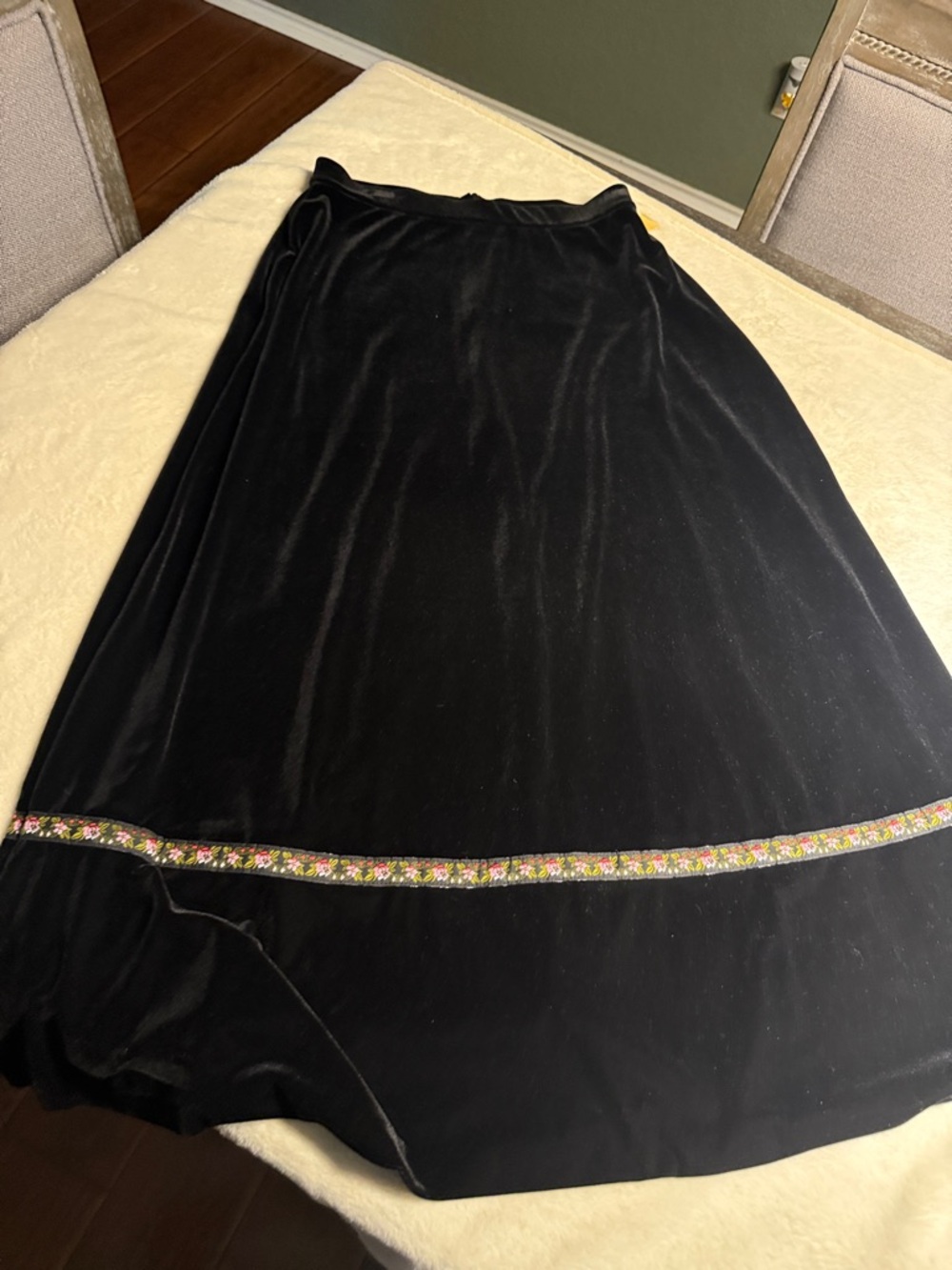 Bechamel Black Stretch Fabric Garment - Size 10